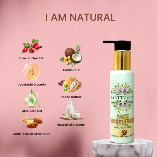 Saattveda Face Moisturizer Cream for Dry Skin