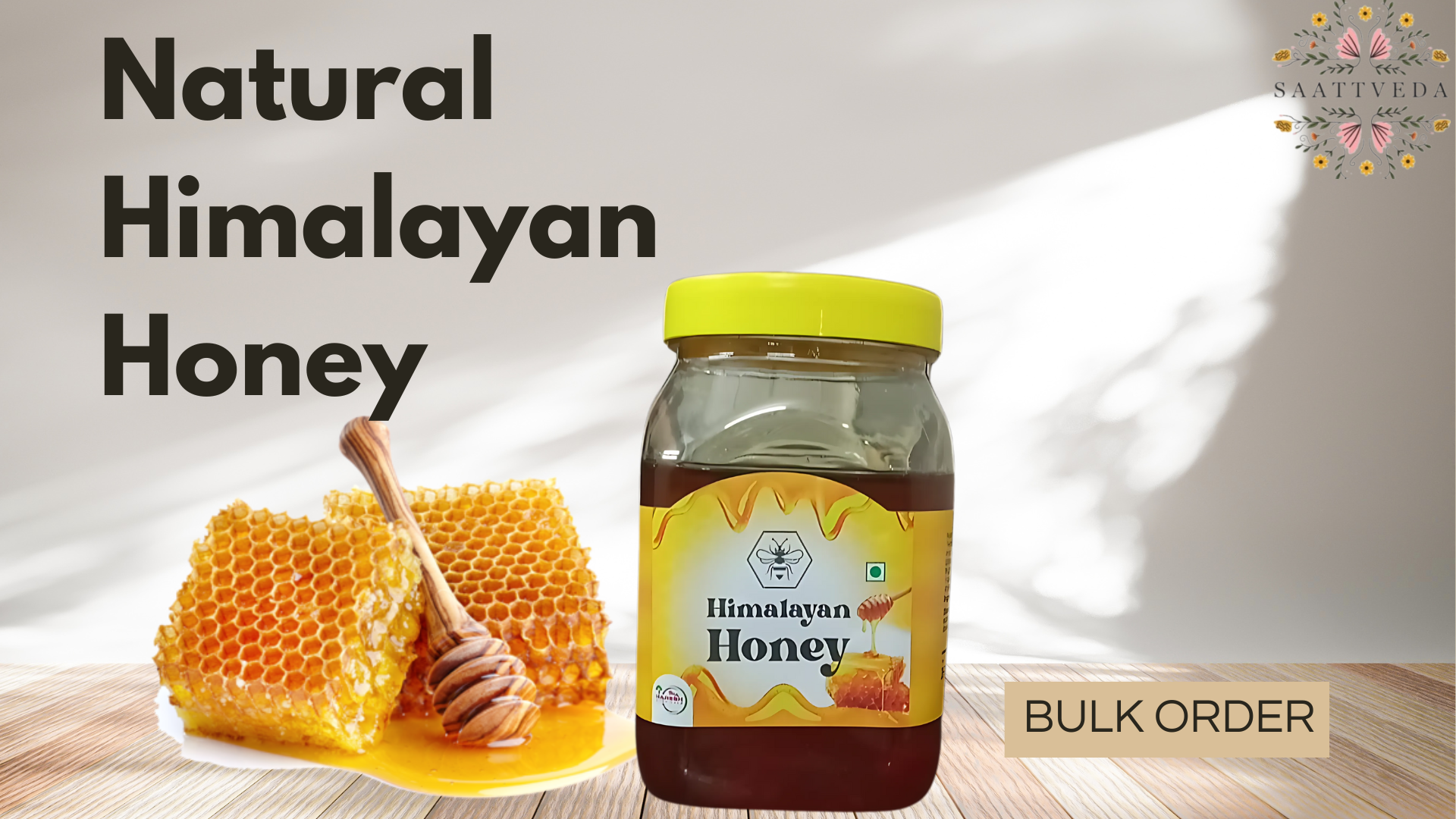 Saattveda Natural Himalayan Honey: Manufacturer and Supplier with Pan-India Service